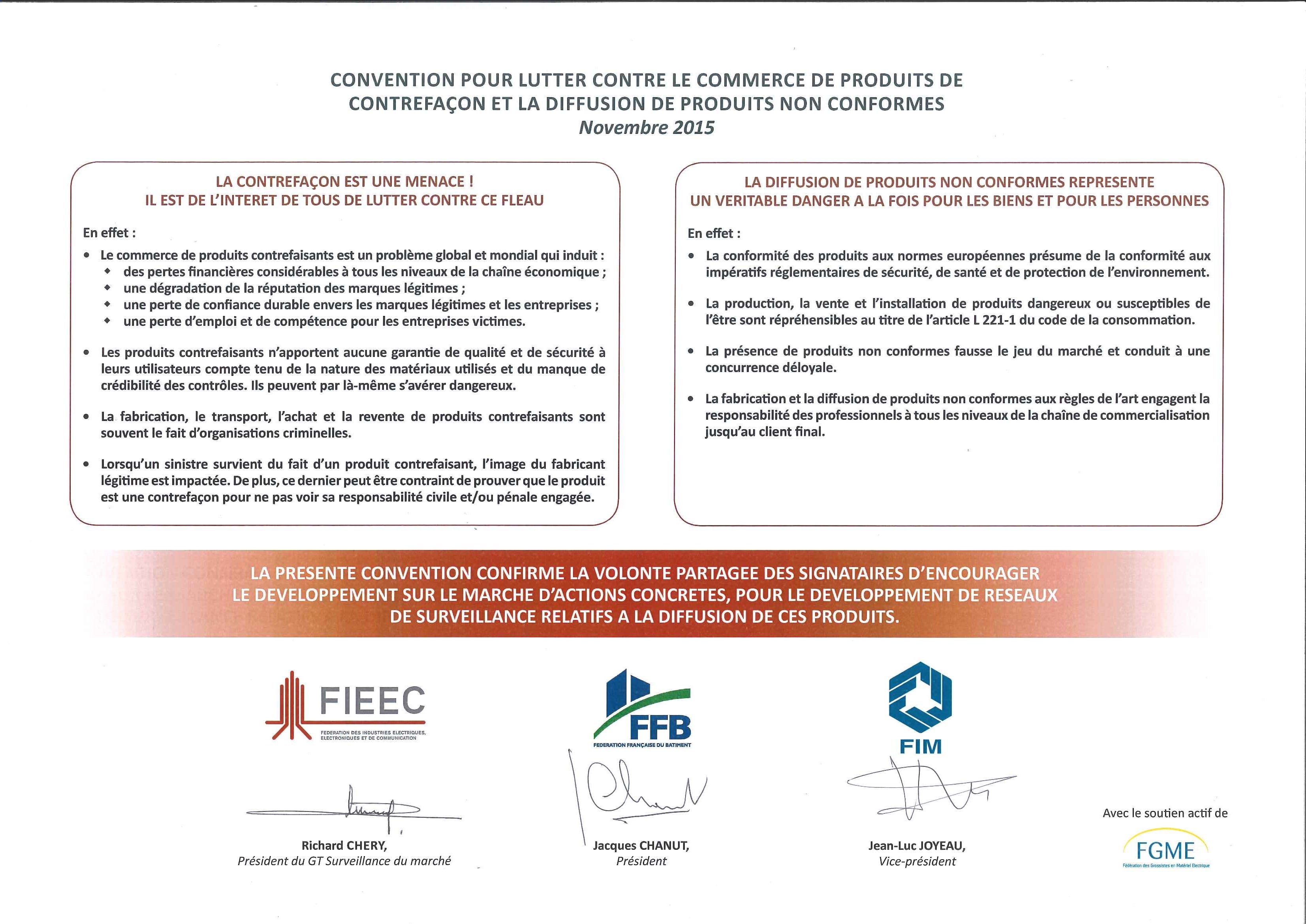 Charte FIEEC - FFB - FIM - novembre 2015 signé
